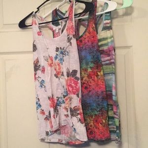 Three Delia’s tank tops